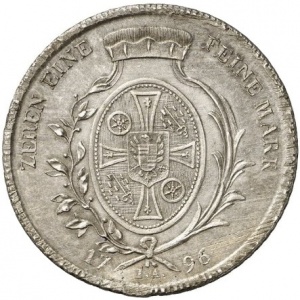 Реверс монеты Майнцское курфюршество, 1 талер, 1796