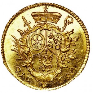Реверс монеты Майнцское курфюршество, 1 дукат, 1769