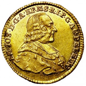 Аверс монеты Майнцское курфюршество, 1 дукат, 1771