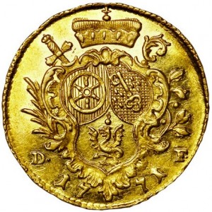 Реверс монеты Майнцское курфюршество, 1 дукат, 1771