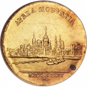 Реверс монеты Майнцское курфюршество, 1 дукат, 1795