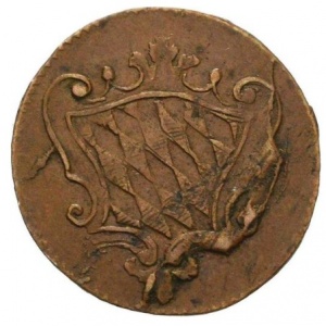 Аверс монеты Курфюршество Бавария, 1 пфенниг, 1799-1805