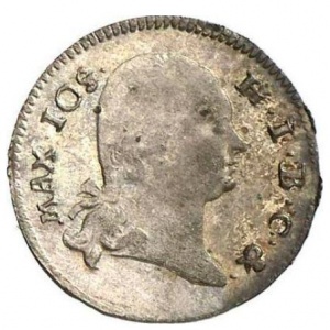 Аверс монеты Курфюршество Бавария, 1 крейцер, 1803-1804