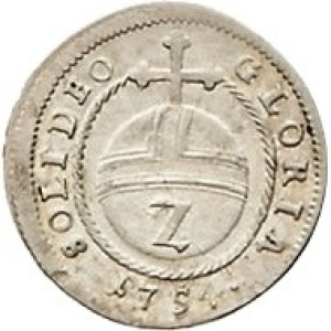 Реверс монеты Курфюршество Бавария, 2 крейцера, 1753-1754