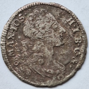 Аверс монеты Курфюршество Бавария, 3 крейцера, 1754-1767