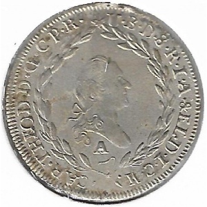 Аверс монеты Курфюршество Бавария, 10 крейцеров, 1778-1798