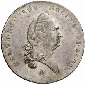 Аверс монеты Курфюршество Бавария, ½ талера, 1794