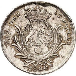 Реверс монеты Курфюршество Бавария, ½ талера, 1799-1803