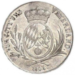 Реверс монеты Курфюршество Бавария, ½ талера, 1803-1805