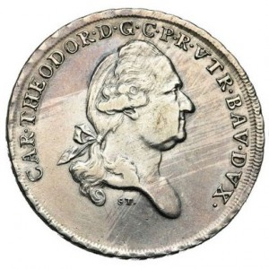 Аверс монеты Курфюршество Бавария, 1 талер, 1778-1781
