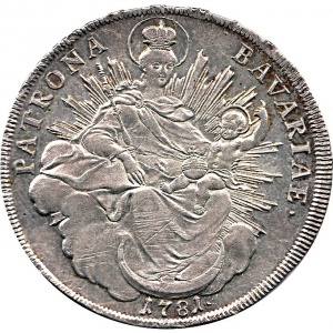 Реверс монеты Курфюршество Бавария, 1 талер, 1778-1782