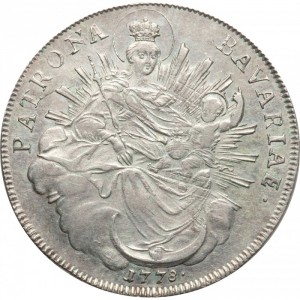 Реверс монеты Курфюршество Бавария, 1 талер, 1778-1794