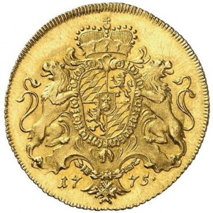 Реверс монеты Курфюршество Бавария, 1 дукат, 1755-1775