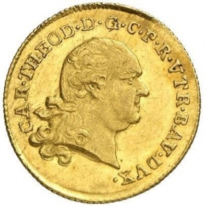 Аверс монеты Курфюршество Бавария, 1 дукат, 1794-1798