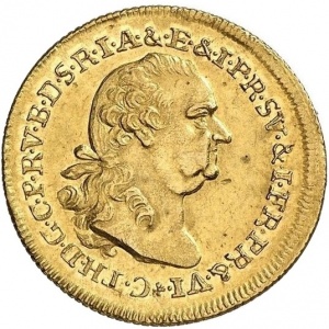 Аверс монеты Курфюршество Бавария, 2 дуката, 1790-1792