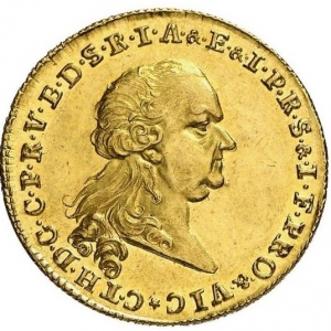 Аверс монеты Курфюршество Бавария, 3 дуката, 1792