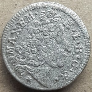 Аверс монеты Курфюршество Бавария, 1 крейцер, 1715-1724
