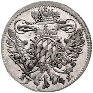 Реверс монеты Курфюршество Бавария, 1 крейцер, 1744-1745