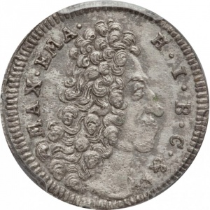Аверс монеты Курфюршество Бавария, 3 крейцера, 1715-1726
