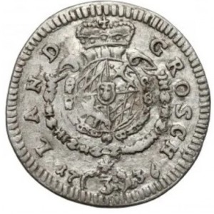 Реверс монеты Курфюршество Бавария, 3 крейцера, 1733-1737