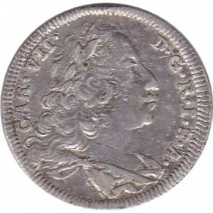 Аверс монеты Курфюршество Бавария, 3 крейцера, 1744-1745