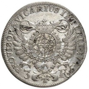 Реверс монеты Курфюршество Бавария, 3 крейцера, 1745