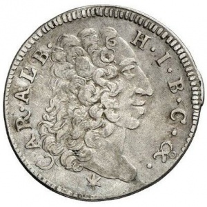 Аверс монеты Курфюршество Бавария, 15 крейцеров, 1727-1731