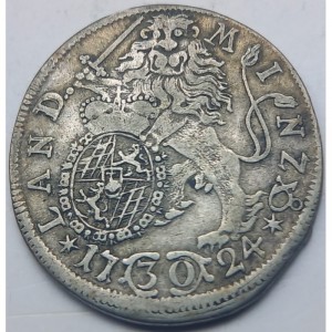 Реверс монеты Курфюршество Бавария, 30 крейцеров, 1720-1726