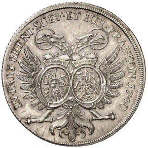 Реверс монеты Курфюршество Бавария, 1 талер, 1740