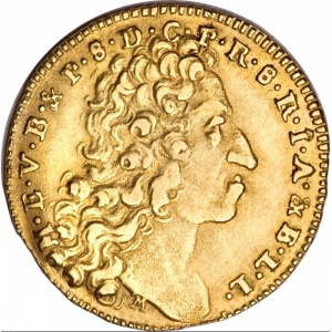 Аверс монеты Курфюршество Бавария, ½ дьёра, 1715-1725