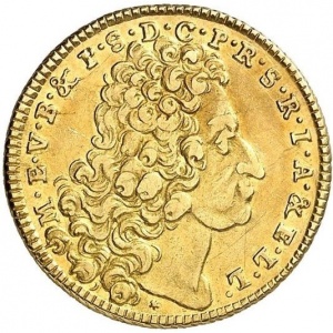 Аверс монеты Курфюршество Бавария, 1 дьёр, 1715-1726