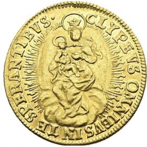 Реверс монеты Курфюршество Бавария, 1 дукат, 1737-1739