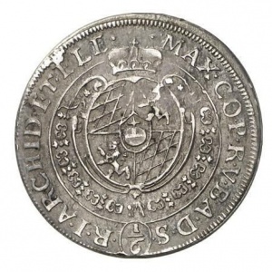 Аверс монеты Курфюршество Бавария, ⅙ талера, 1623-1624