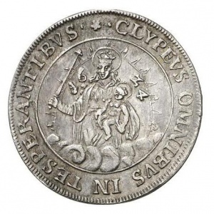 Реверс монеты Курфюршество Бавария, ⅙ талера, 1623-1624