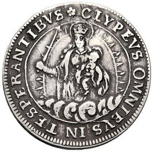 Реверс монеты Курфюршество Бавария, ⅙ талера, 1625-1638