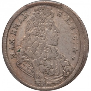 Аверс монеты Курфюршество Бавария, 15 крейцеров, 1691-1692