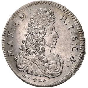 Аверс монеты Курфюршество Бавария, 30 крейцеров, 1692-1693