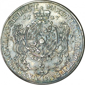 Аверс монеты Курфюршество Бавария, ½ талера, 1627-1638