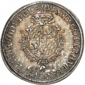 Аверс монеты Курфюршество Бавария, 1 талер, 1643