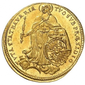Реверс монеты Курфюршество Бавария, 1 дукат, 1687-1697