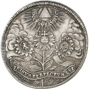 Аверс монеты Курфюршество Бавария, 2 дуката, 1699, Рождение принца Фердинанда Марии