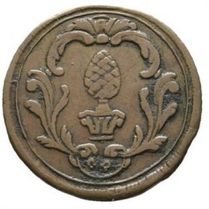 Аверс монеты Свободный город Аугсбург, 2 пфеннига, 1759-1780