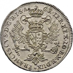 Реверс монеты Свободный город Аугсбург, 10 крейцеров, 1761-1765