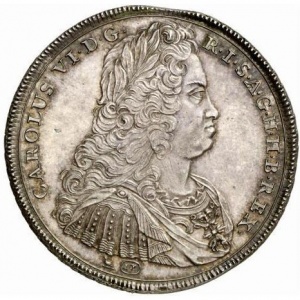 Аверс монеты Свободный город Аугсбург, 1 талер, 1740