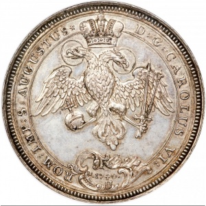 Аверс монеты Свободный город Аугсбург, 2 талера, 1740
