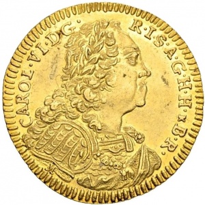 Реверс монеты Свободный город Аугсбург, 1 дукат, 1737-1738
