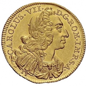 Реверс монеты Свободный город Аугсбург, 1 дукат, 1742