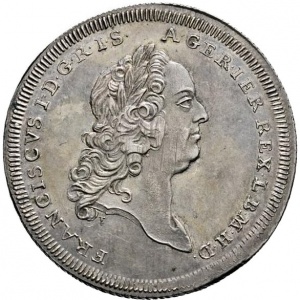 Реверс монеты Свободный город Аугсбург, ½ талера, 1763, Губертусбургский мир