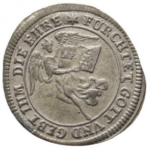 Реверс монеты Свободный город Аугсбург, 1 дукат, 1717, 200 лет Реформации и ученики евангельской школы