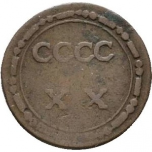 Реверс монеты Свободный город Аугсбург, 1 геллер, 1608-1622